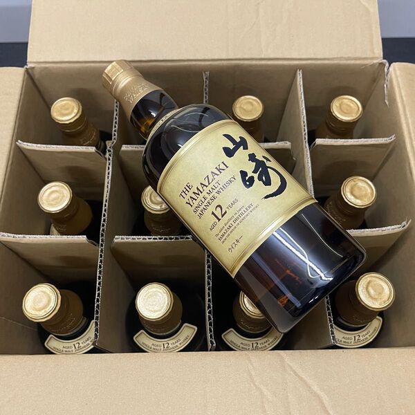 サントリー山崎12年700ml 1ケース12本 ホログラム付き!
