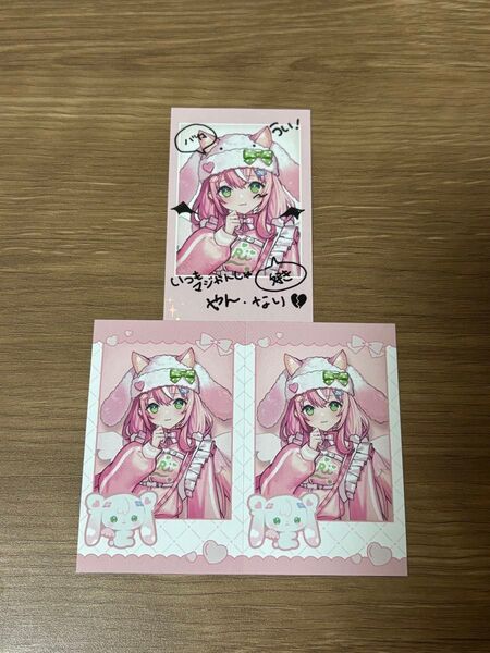 にじさんじ Angelic Dream ランダムチェキ風カード ヤンナリ