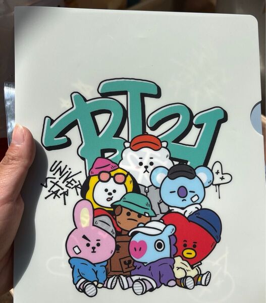 BT21 クリアファイル A4 1枚 未使用