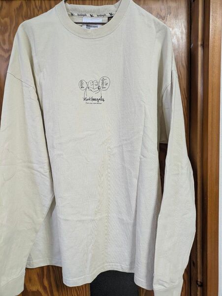 Mark Gonzales ロングTシャツ ベージュ Мサイズ