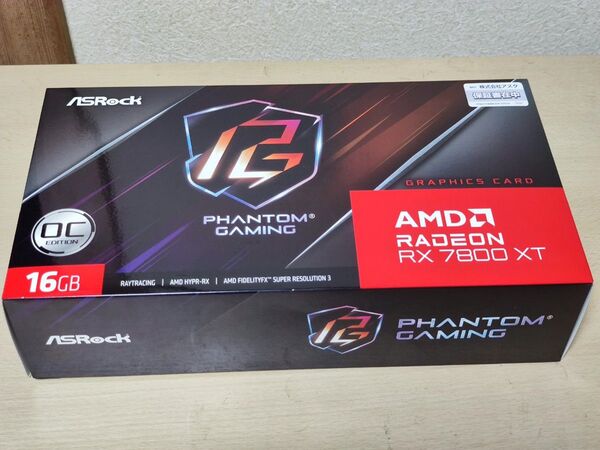 美品 ASRock Radeon7800XT 16GB Phantom Gaming