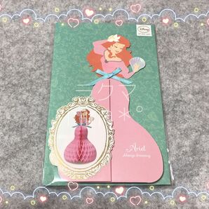 【未使用・未開封品】Disney ディズニープリンセス アリエル ハニカムカード