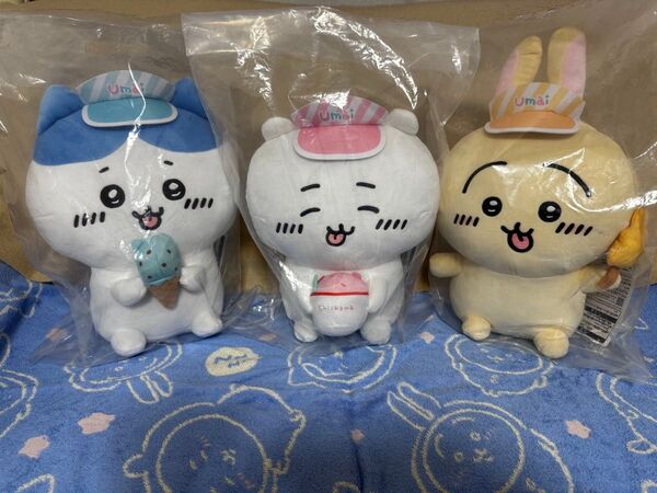 ちいかわ 一番くじ SWEETS SHOP アイスクリーム A賞 B賞 C賞 ちいかわ ハチワレ うさぎ ぬいぐるみ