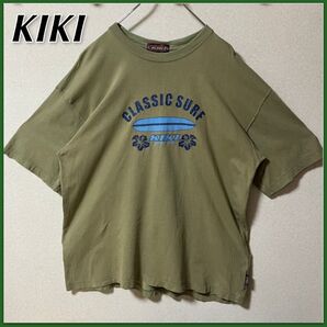 【KIKI】 キキ サーフボード プリント 半袖 Tシャツ