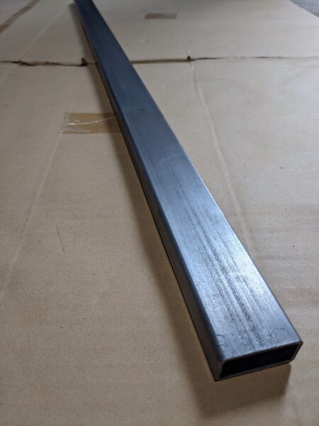スチール角パイプ 20mm×40mm×長さ約945mm 肉厚2mm 【8本SET】