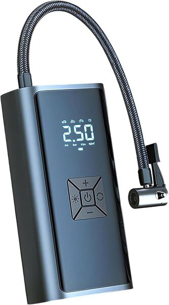 バイク 自転車 電動空気入れ 充電式 6000mAh エアポンプ 最大圧力150PSI LED懐中ライト Type-c出力急速充電