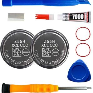 Z55H バッテリー 交換用電池 2個 工具付き CP1254 LIR1254