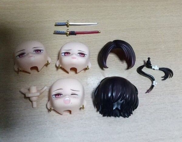 ねんどろいど 刀剣乱舞 加州清光 髪パーツと顔パーツセット
