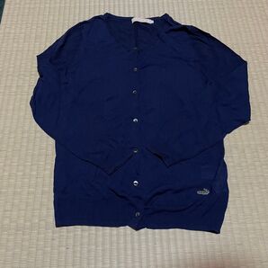 クロコダイル crocodile メッシュカーディガン ネイビー