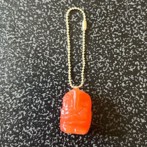 クーポンで300円!フクロウ キーホルダー ふくろう オレンジ色 バッグチャーム 縁起物 開運 福 幸運 金運 風水 お守り