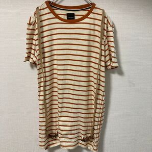 ザラマン zaraman 個性的 Tシャツ カットソー ボーダー 半袖
