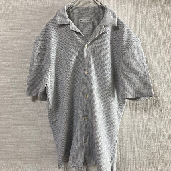 ZARA ザラ 半袖シャツ オープンカラー
