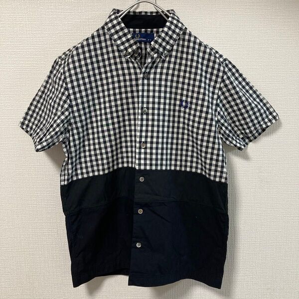 フレッドペリー fred perry チェック 半袖 半袖シャツ シャツ