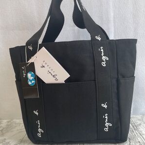 新品未使用 agnes b. アニエスベー トートバッグブラック 小 タグ付き