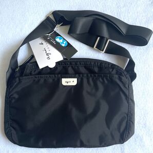 新品 アニエスベー agnes b. ショルダーバック サコッシュ ブラック
