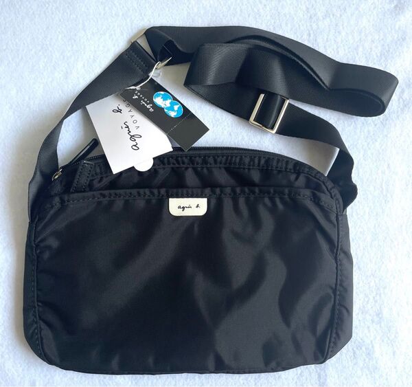 新品 アニエスベー agnes b. ショルダーバック サコッシュ ブラック