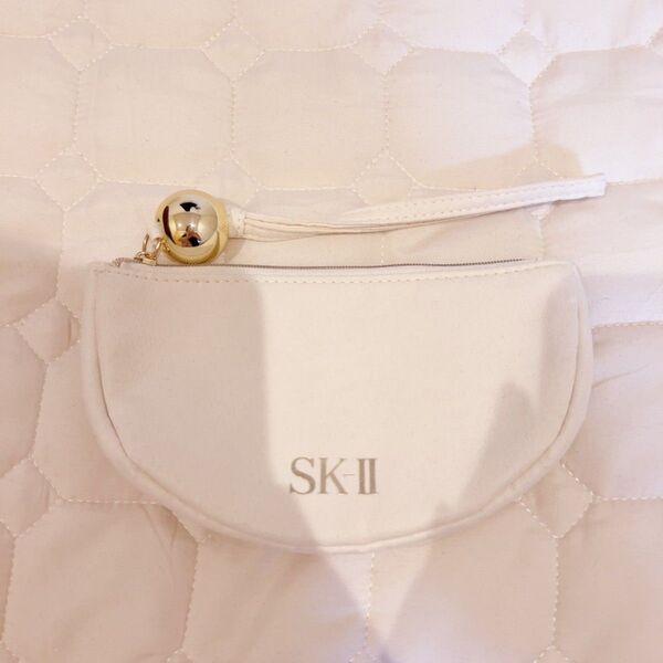 SK-II クリスマス限定コフレ ノベルティポーチ白