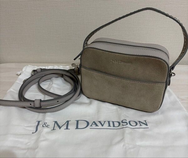 J&M デヴィッドソン 2WAYショルダーバッグ ペブルミニ スエード レザー ショルダー