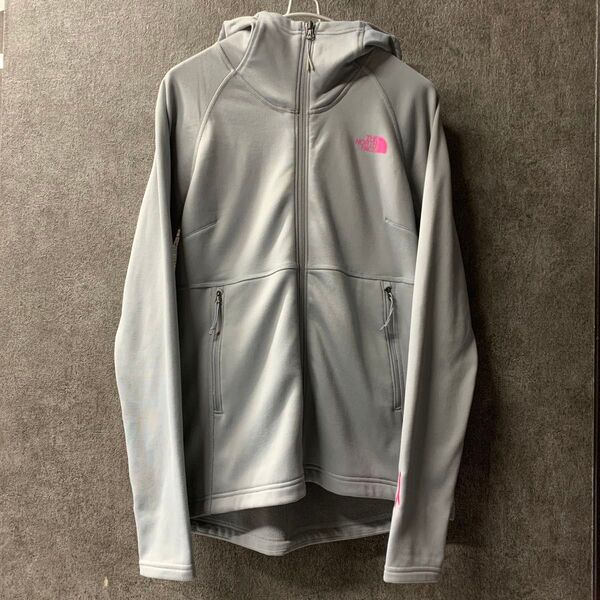 85/M THE NORTH FACE ノースフェイス フリースパーカー グレー レディース