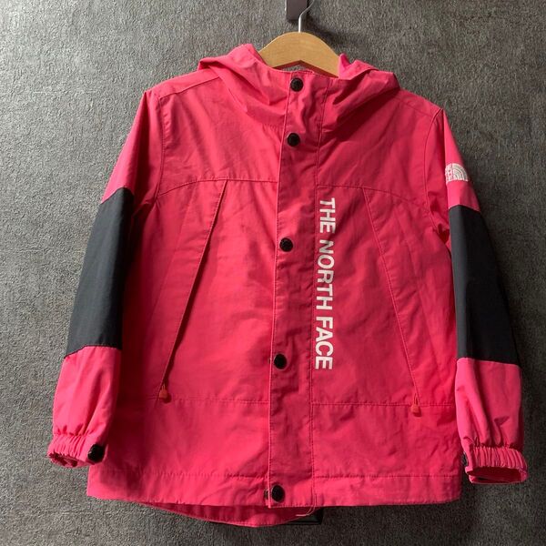 110㎝ THE NORTH FACE ノースフェイス マウンテンパーカー ナイロンジャケット ピンク キッズ