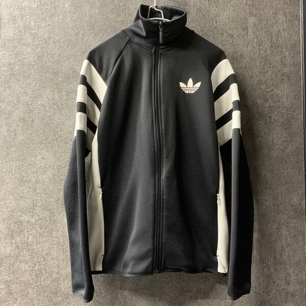 95/M adidas アディダス トラックジャケット ジャージ ブラック メンズ
