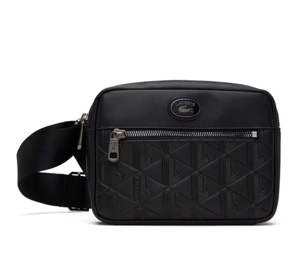 ラコステ ブラックリポーターバッグ Lacoste ショルダーバック
