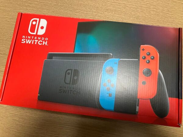 Nintendo Switch Joy-Con (L)ネオンブルー/(R)ネオンレッド 新モデル バッテリー強化型 美品