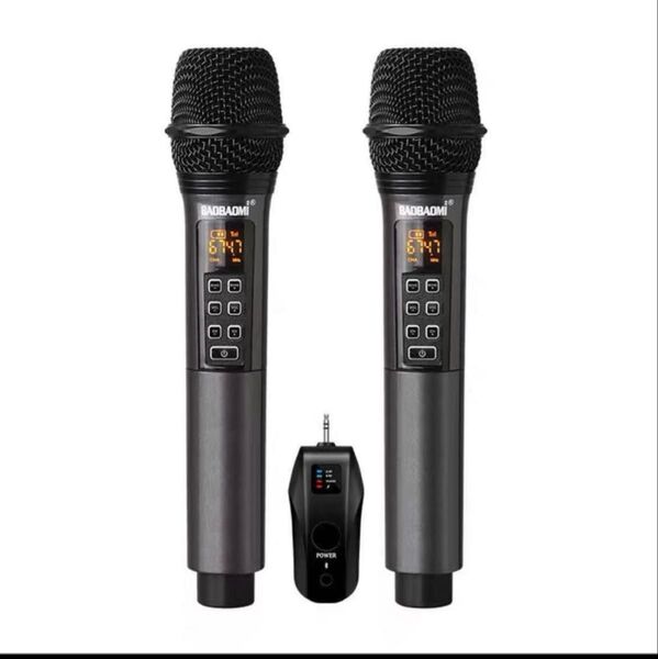 無線ダイナミックマイク 2本セット Bluetooth