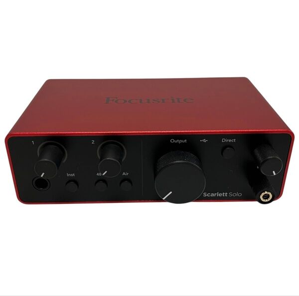 Focusrite scarlett solo gen4+ audio-technica AT2035セット良好