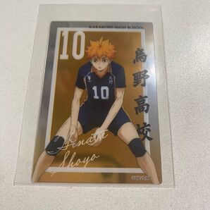 ハイキューベースヤード トレーディングメタルカード日向翔陽