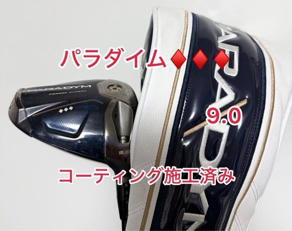 コーティング施工済み パラダイム トリプルダイヤモンド (ヘッドのみ) 9.0