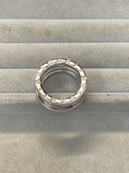 BVLGARI ブルガリ リング 指輪 ビーゼロワン BVLGARI 指輪 B.zero1 750 K18WG #50 約10号