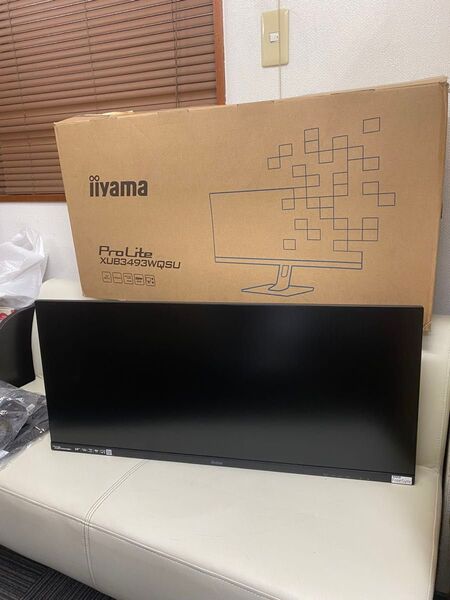 iiyama モニターディスプレイ34インチ ウルトラワイド UWQHD3440×1440 XUB3493WQSU ProLite