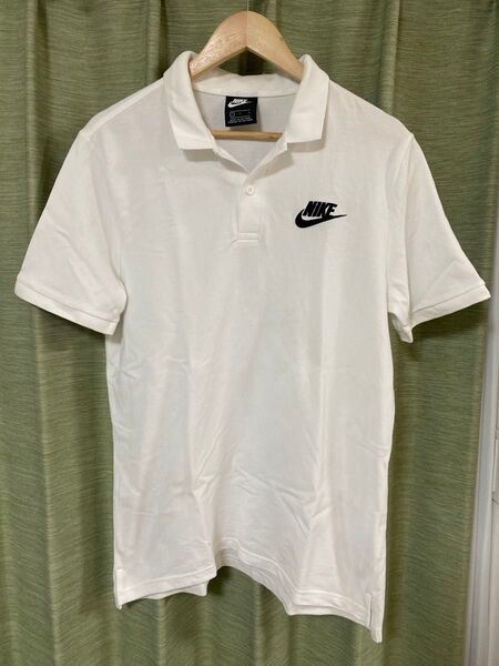 nike ナイキ ポロシャツ 白 Lサイズ 半袖ポロシャツ 半袖 ポロシャツ ゴルフウェア