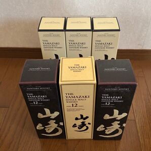 サントリー 山崎12年3本、サントリー 山崎NV3本 化粧箱付