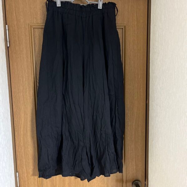 バルーンスカート 黒 レディース