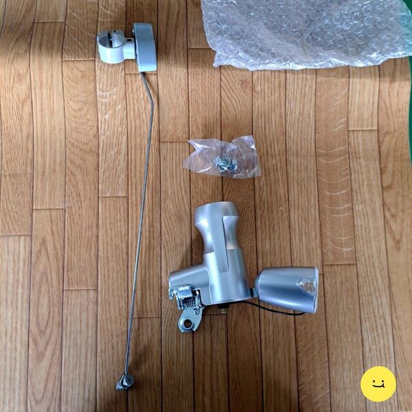 自転車用LEDライト リモコンレバー付き