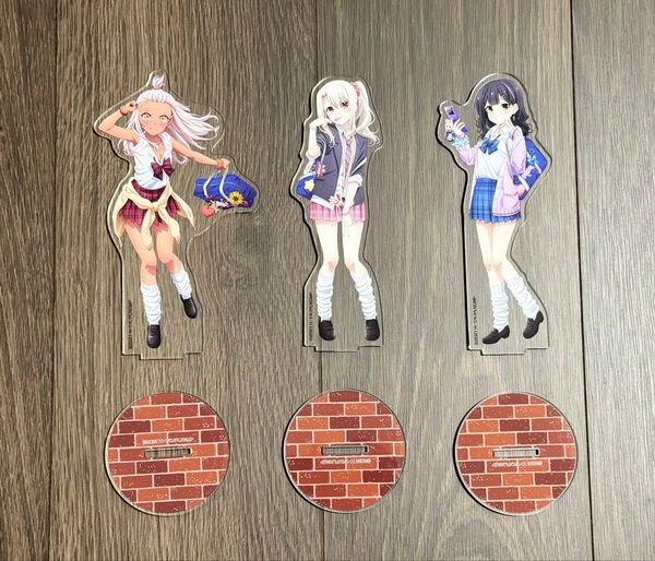 プリズマ☆イリヤ ドンキホーテ イリヤ 美遊 クロエ 制服ver 描き下ろしアクリルスタンド 3点セット