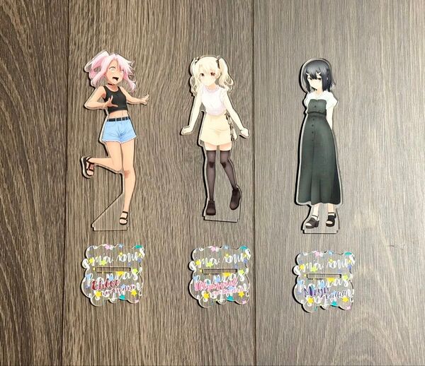 劇場版 プリズマ☆イリヤ イリヤ 美遊 クロエ アクリルスタンド 3点セット