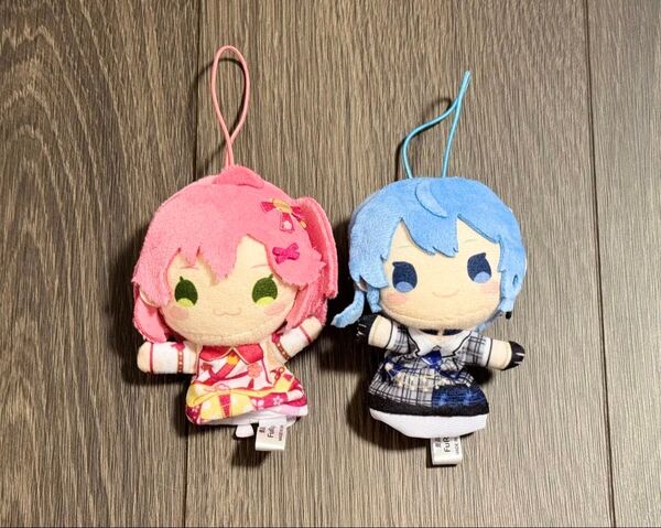 ホロライブ みこめっと さくらみこ 星街すいせい 指パペット ぬいぐるみ 人形 マスコット プライズ 2点セット