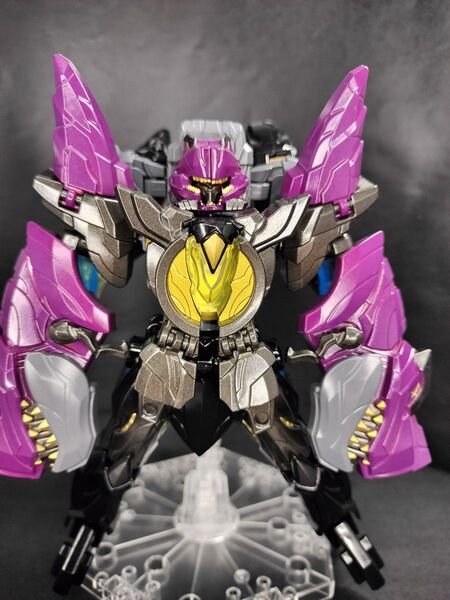 テガソード ミニプラ 全塗装 オリジナルカラーレオンバスター ティラノハンマー
