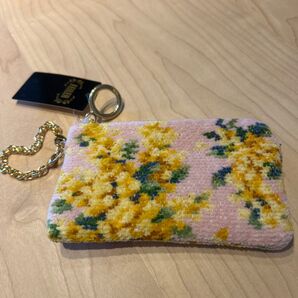 フェイラー ミモザソラーレ チャームポーチ 新品 ラメ有り