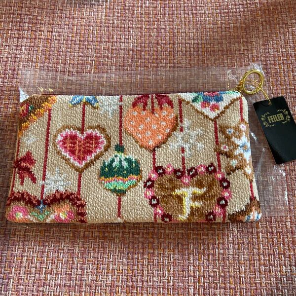 フェイラー レースクーヘン 長ポーチ 新品 2柄裏表 お値下げしました