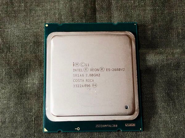 Intel Xeon E5 2680 V2 LGA2011 CPU 10コア20スレッド 正常動作品