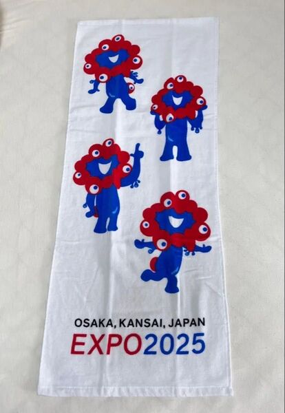EXPO2025 関西万博公式 ライセンス商品 ミャクミャク フェイスタオル 1枚 未使用