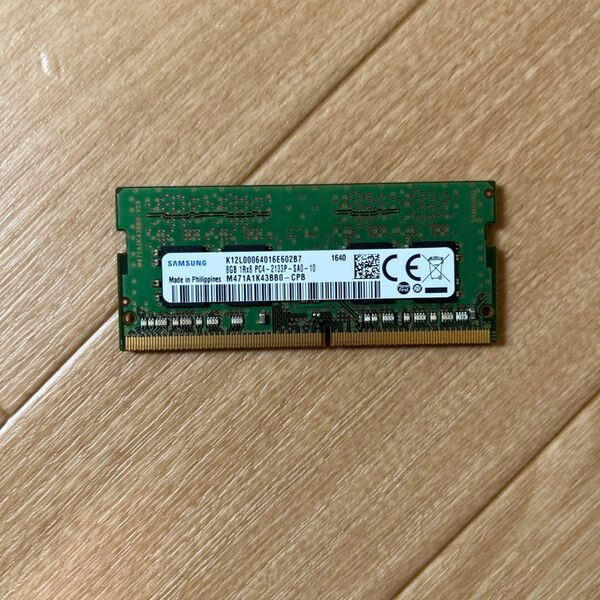 SAMSUNG DDR4 PC4-2133 8GB ノートパソコン用
