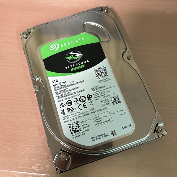 Seagate SATA HDD 1TB 正常品