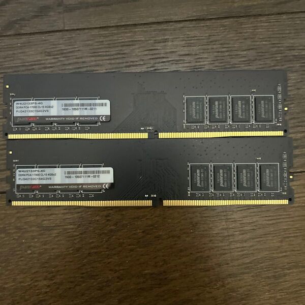 Panram デスクトップ用 DDR4-2133 4GBx2枚 8GB