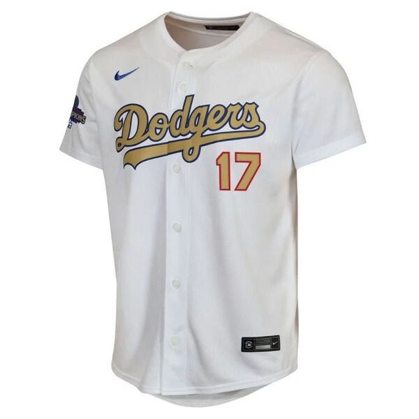 MLB 大谷翔平 ドジャース ユニフォーム 2025ゴールドコレクション WS優勝 リミテッド ジャージ ナイキ/Nike