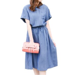 アーバンリサーチロッソ ROSSO デニムミディワンピース テンセル 試着のみ 未使用 5/31まで3500→3000
